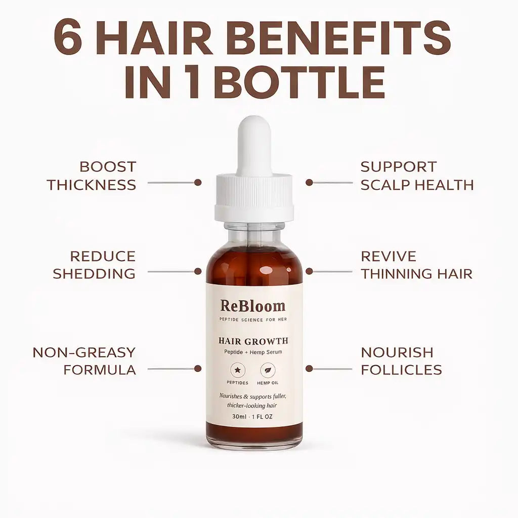 Rebloom Peptide Hair Growth Serum