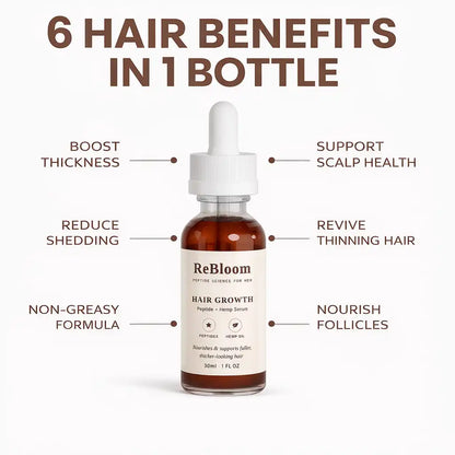 Rebloom Peptide Hair Growth Serum